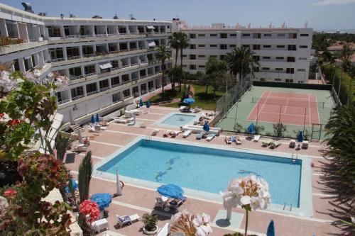 Apartamentos Teneguia Playa del Inglés Exterior foto
